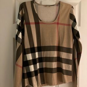 NEW Burberry scoopneck XL